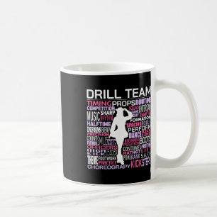 Taza De Café Equipo de desfile Nube de palabras Guardia de colo