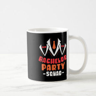 Taza De Café Equipo de despedida de soltero novio novia _1