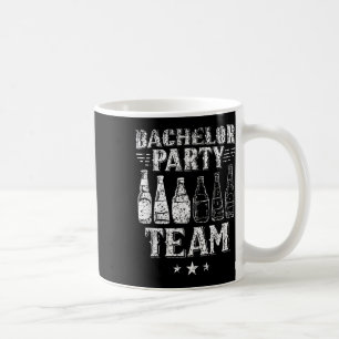 Taza De Café Equipo de despedida de soltero novio novia _3