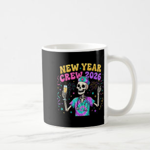 Taza De Café Equipo de enfermera esqueleto año nuevo 2026 diver