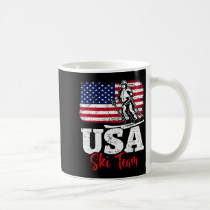 Taza De Café Equipo de esquí de EE. UU. América esquí deportes