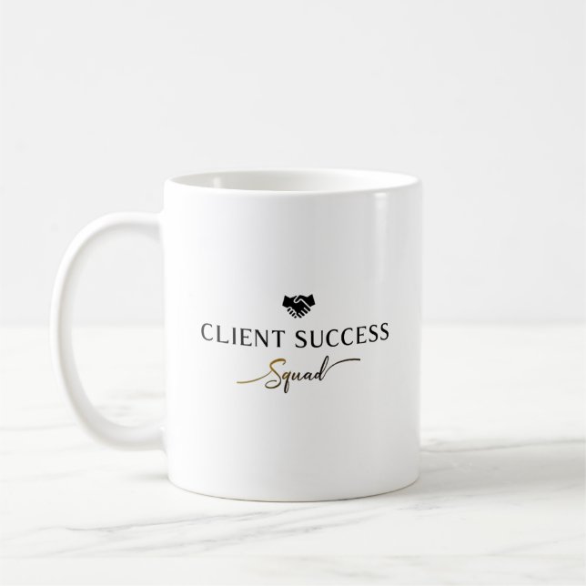 Taza De Café Equipo de Éxito del Cliente – Café del Equipo  (Izquierda)