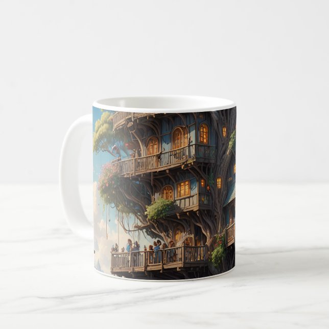 Taza De Café Equipo de Fantasy Treehouse (Anverso izquierdo)