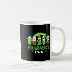 Taza De Café Equipo de farmacia divertidas pastillas arcoiris f