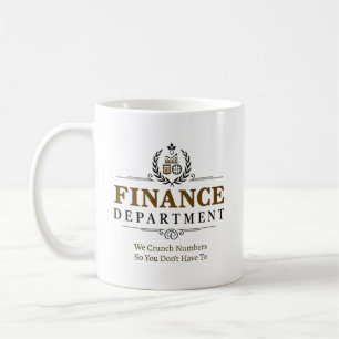 Taza De Café Equipo de finanzas personalizado