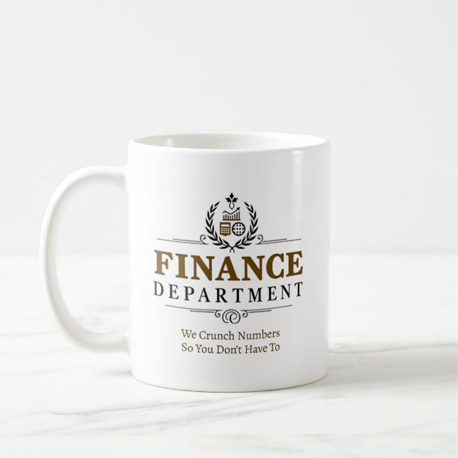 Taza De Café Equipo de finanzas personalizado (Izquierda)