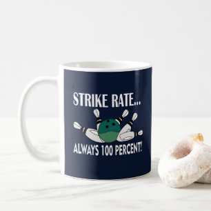 Taza De Café Equipo de Golpe de Bola de Bolos