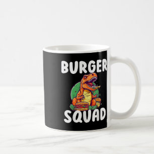 Taza De Café Equipo de Hamburguesa de Dinosaurio T-Rex Amantes