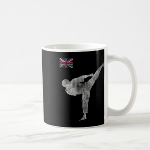 Taza De Café Equipo de Karate Artes Marciales Mma Patada Inglat