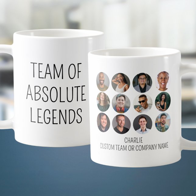 Taza De Café Equipo De Leyendas Absolutas 12 Foto (Team Of Absolute Legends 12 Photo Coffee Mug
)