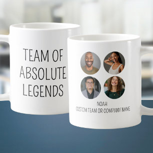 Taza De Café Equipo De Leyendas Absolutas 4 Oficina De Coworker