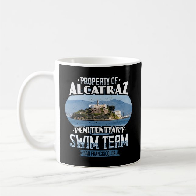 Taza De Café Equipo De Natación Alcatraz (Izquierda)