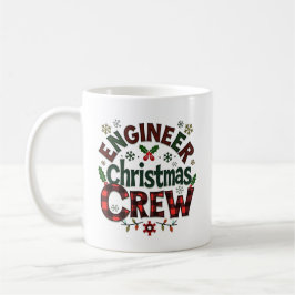 Taza De Café Equipo de Navidades de Ingeniería Personalizada
