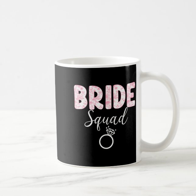 Taza De Café Equipo de Novia Despedida de Soltera Coquette Bow (Derecha)