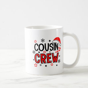Taza De Café Equipo de primos Santa Hat Xmas Navidades gracioso