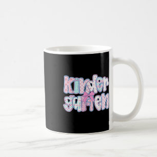 Taza De Café Equipo de profesora de kindergarten elegante con l