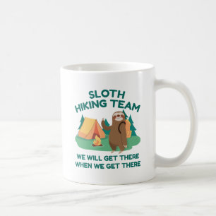 Taza De Café Equipo de Senderismo de Sloth