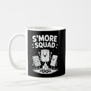 Taza De Café Equipo de S'mores Camping Fuego Cute Marshmallow