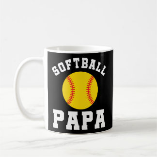 Taza De Café Equipo de Softbol Familia Abuelo Papa