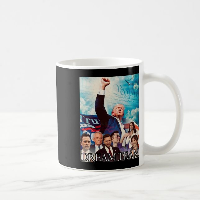 Taza De Café Equipo de sueño de Trump 2024 (Derecha)