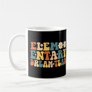 Taza De Café Equipo De Sueño Elemental De Vuelta A La Escuela