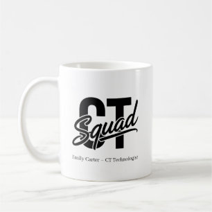 Taza De Café Equipo de TC – Nombre Personalizado