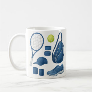 Taza De Café Equipo de tenis para jugador