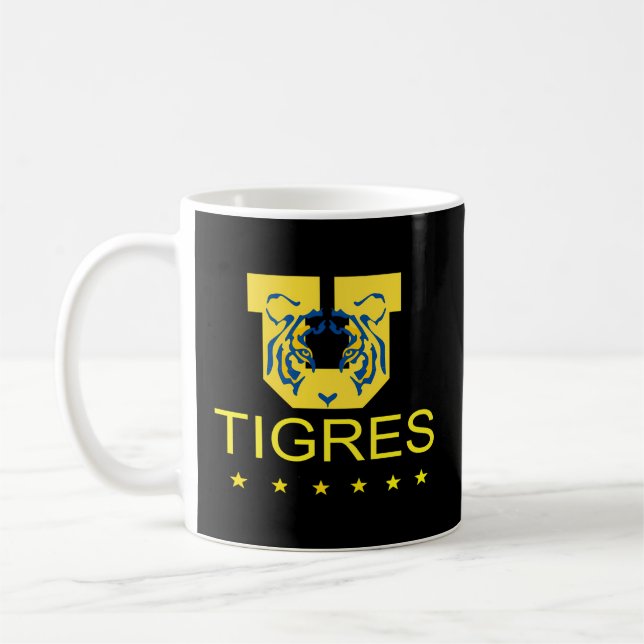 Taza De Café Equipo de tigres Futbol Soccer Uanl Monterrey (Izquierda)