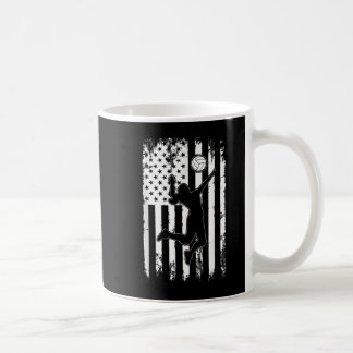 Taza De Café Equipo de vintage de jugador de voleibol de bander