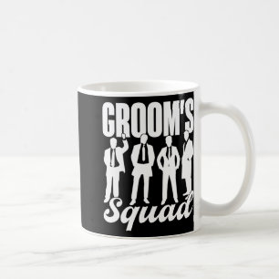 Taza De Café Equipo del Novio Team Novia Fiesta de Despedida 