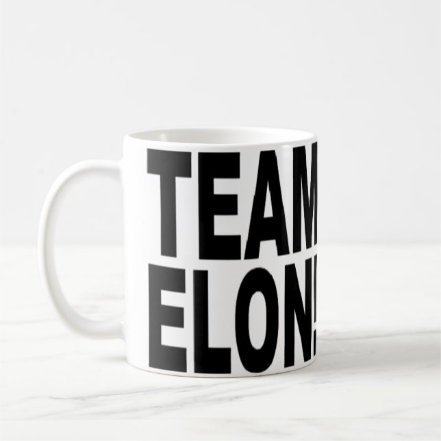 TAZA DE CAFÉ ¡EQUIPO ELON! (Izquierda)