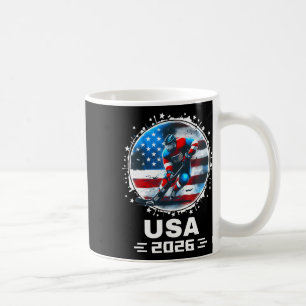 Taza De Café Equipo Estados Unidos 2026 Bandera Americana Hocke