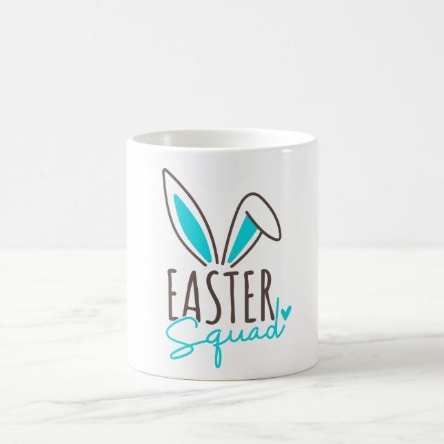 Taza De Café Equipo Familiar de Pascua a Juego (Centro)