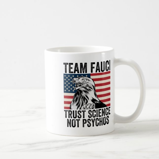 Taza De Café Equipo Fauci Anti Trump Dr Anthony Fauci Premiu 20 (Derecha)