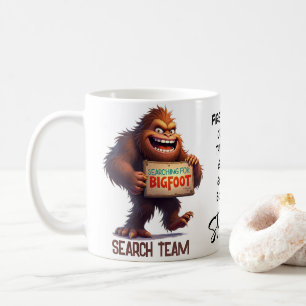 Taza De Café Equipo Feliz de Búsqueda de Sasquatch Bigfoot