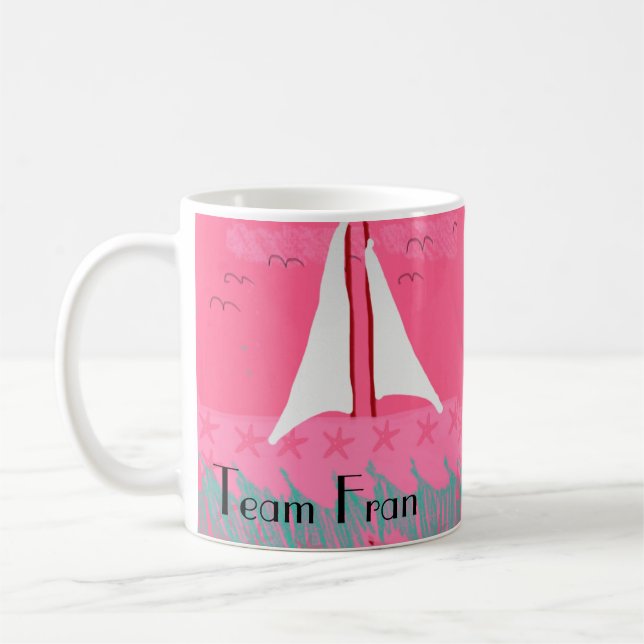 Taza De Café Equipo Fran Sailboat Mug (Izquierda)