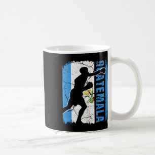 Taza De Café Equipo guatemalteco de boxeo con bandera de Guatem