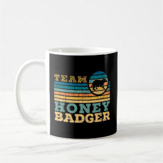 Taza De Café Equipo Honey Badger Fearless Animal Ratel Valiente