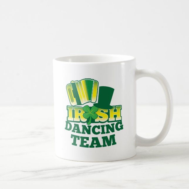 Taza De Café EQUIPO irlandés del baile (Derecha)