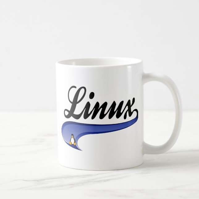 Taza De Café Equipo Linux (Derecha)