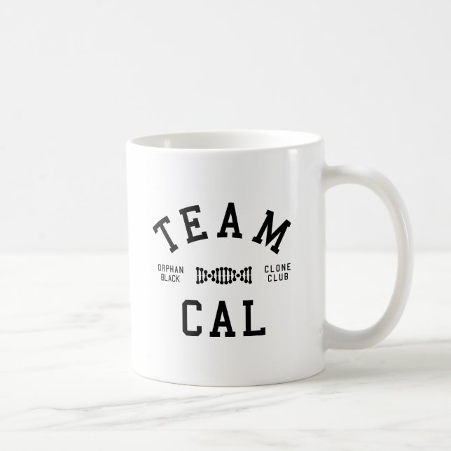 Taza De Café Equipo negro huérfano caloría (Derecha)