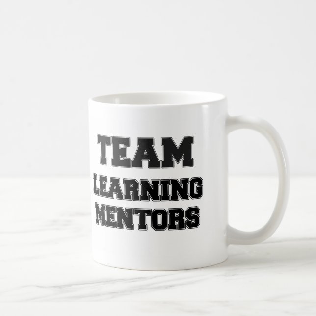 Taza De Café Equipo que aprende a mentores (Derecha)