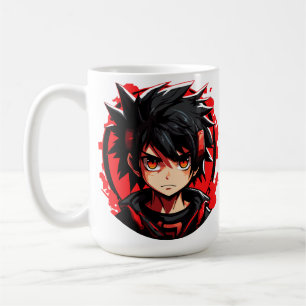 Taza De Café Equipo Sobrenatural: Chico Anime