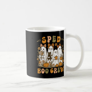 Taza De Café Equipo Sped Boo Crew Preppy Halloween Fantasma Flo