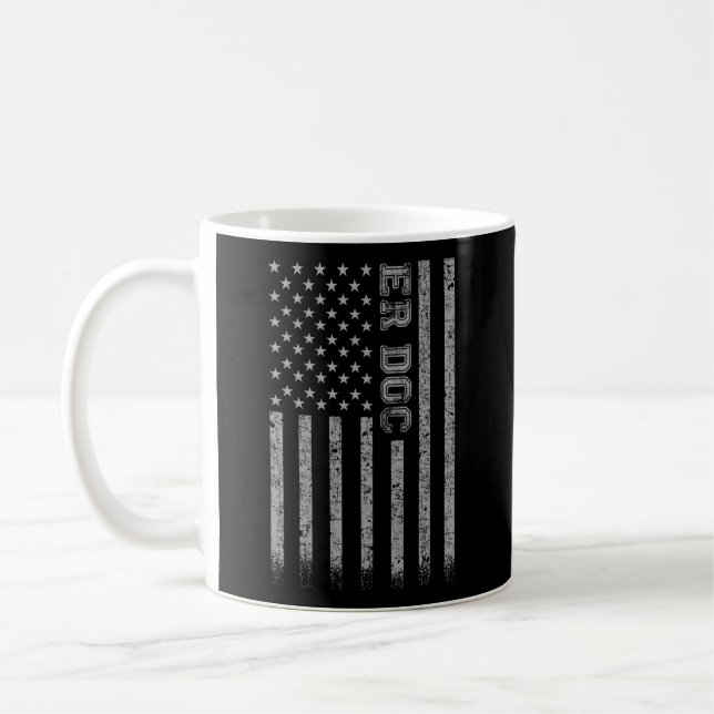 Taza De Café Er Doc Bandera Americana (Izquierda)
