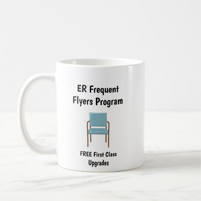 Taza De Café ER Frecuente Flyers Mug (Izquierda)