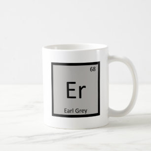 Taza De Café Er - Química del Té Earl Grey Símbolo de la Tabla 