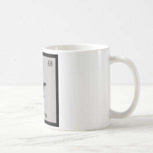 Taza De Café Er - símbolo gris de la tabla periódica de la