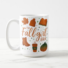 Taza De Café Era de la chica del otoño Taza, regalo de camiseta