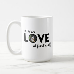 Taza De Café Era la foto de LOVE Personalizado Dog Lover